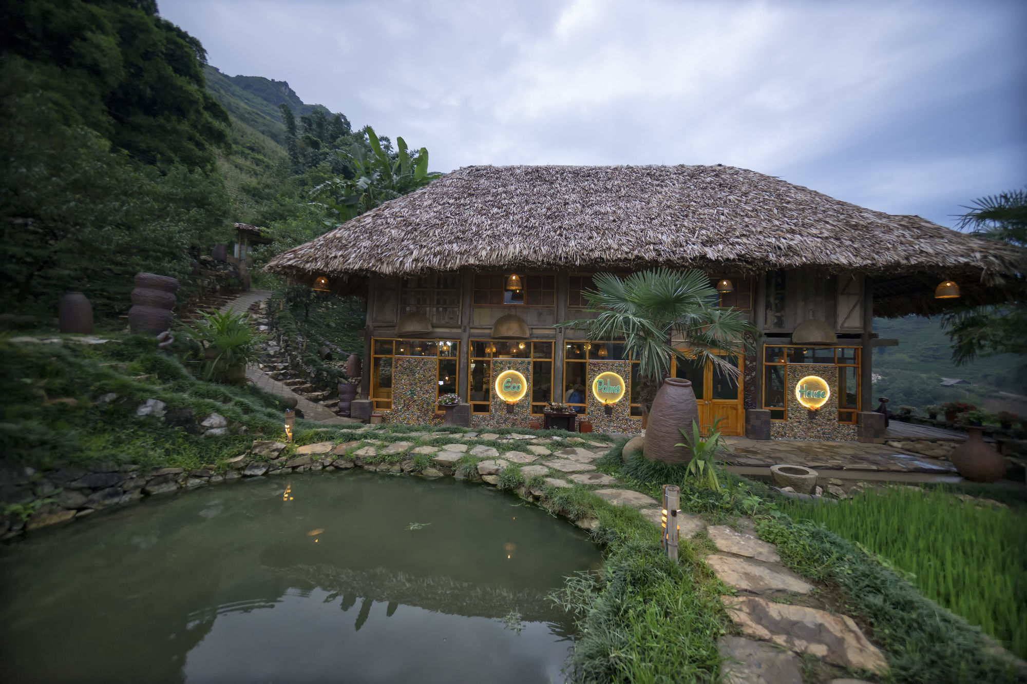Eco Palms House - Sapa Retreat Hotell Exteriör bild